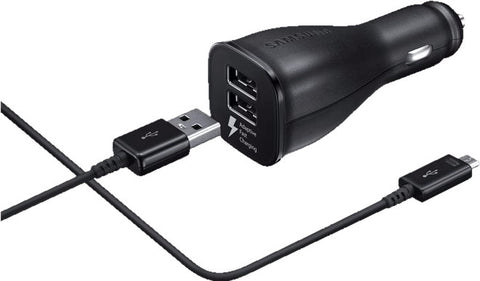 Samsung USB Type-C Dual Chargeur de voiture 1,5 M Noir 2 A